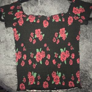 hollister off the shoulder top